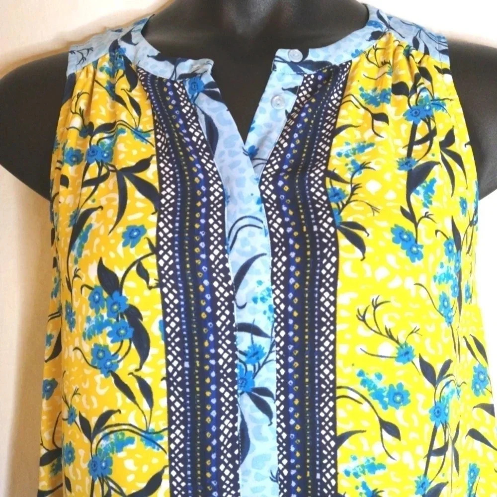 Elaine Rose Bright Boho Dress EUC ❤️ - Picture 5 of 12